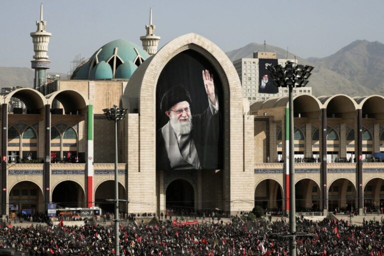 At Khamenei Funeral, Speaker Calls to Kill Trump; Posters and Graffiti Urge Death to Netanyahu, Too