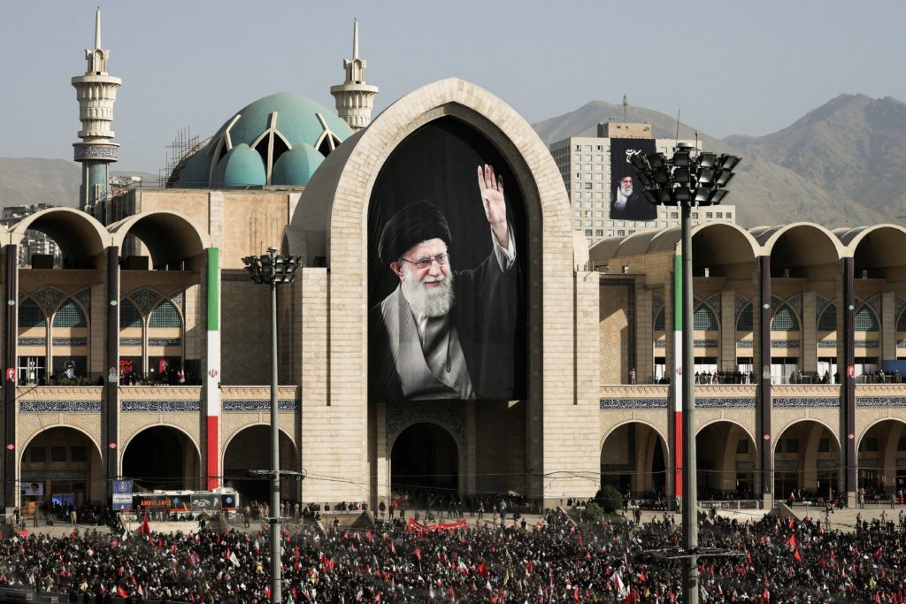 At Khamenei Funeral, Speaker Calls to Kill Trump; Posters and Graffiti Urge Death to Netanyahu, Too