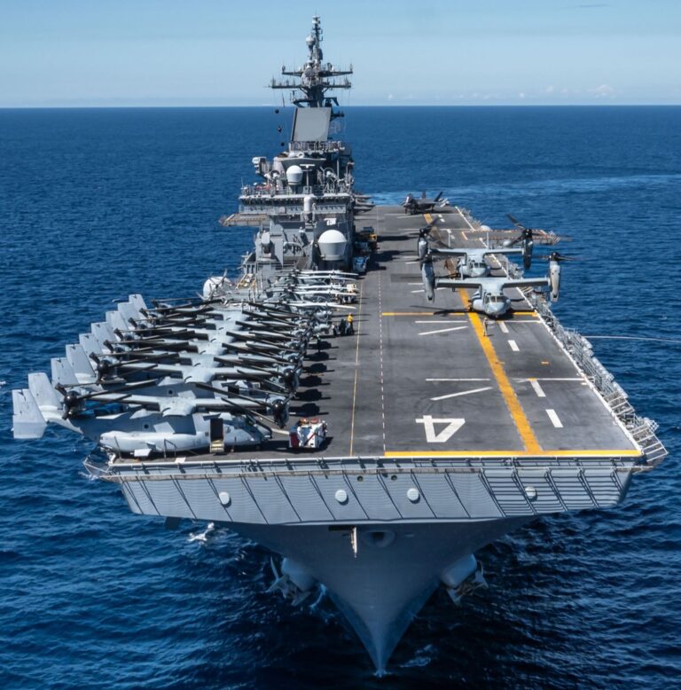 U.S. Naval Buildup in Middle East Intensifies as Another Amphibious Assault Ship Arrives Amid Iran Peace Talks