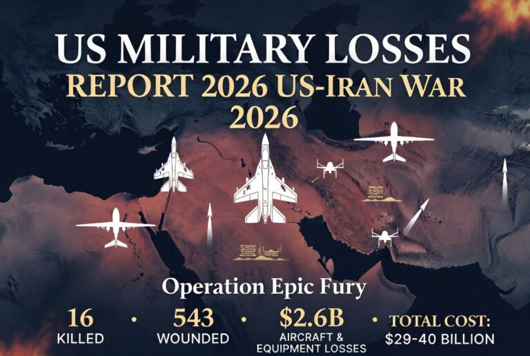 US Military Losses in the 2026 US-Iran War (Operation Epic Fury)Date of Report: June 26, 2026